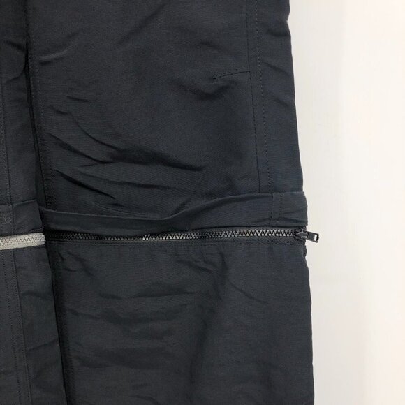 MEC Convertible Black Hiking pants zipper removable bottoms size 10 - Picture 10 of 14